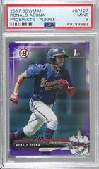 Ronald Acuna [Purple] #BP127 Baseball Cards 2017 Bowman Prospects Prices