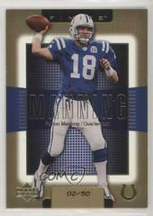 Peyton Manning [Gold] #1 Football Cards 2003 Upper Deck Finite Prices