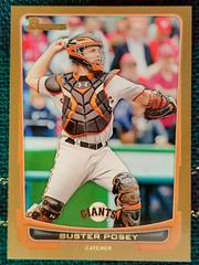 Buster Posey [Gold] #163 Baseball Cards 2012 Bowman Prices
