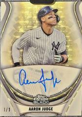 Aaron Judge [Superfractor] Baseball Cards 2023 Topps Chrome Black Ivory Autographs Prices