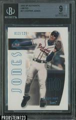 Chipper Jones #47 Baseball Cards 2002 SP Authentic Prices