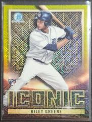 Riley Greene [Mojo] #BI-22 Baseball Cards 2023 Bowman Chrome Iconic Prices