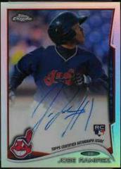 Jose Ramirez [Autograph Refractor] #45 Baseball Cards 2014 Topps Chrome Prices