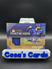 Marcus Semien [Gold] Baseball Cards 2024 Topps Postseason Performance Autograph Relic Prices