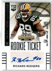 Richard Rodgers [Seat Autograph] #169 Football Cards 2014 Panini Contenders Prices