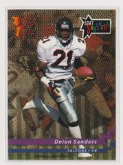 Deion Sanders [Gold] #WSS-65 Football Cards 1993 Wild Card Stat Smashers Prices