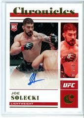 Joe Solecki [Gold] #CS-JSL Ufc Cards 2023 Panini Chronicles UFC Signatures Prices