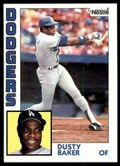 Dusty Baker #40 Baseball Cards 1984 Topps Nestle Prices
