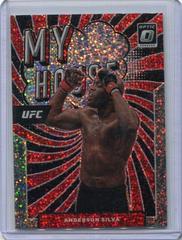 Anderson Silva [White Sparkle] Ufc Cards 2022 Panini Donruss Optic UFC My House Prices