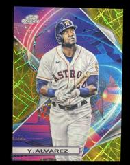 Yordan Alvarez [Gold Interstellar] #101 Baseball Cards 2022 Topps Cosmic Chrome Prices