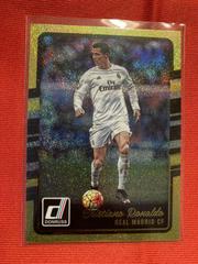Cristiano Ronaldo [Gold] #138 Soccer Cards 2016 Panini Donruss Prices