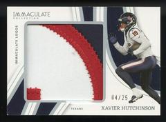 Xavier Hutchinson #31 Football Cards 2023 Panini Immaculate Patch Prices