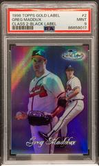Greg Maddux [Class 2 Black Label] #2 Baseball Cards 1998 Topps Gold Label Prices