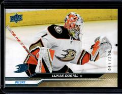 Lukas Dostal [Deluxe] #5 Hockey Cards 2023 Upper Deck Prices