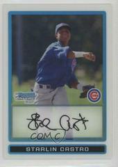Starlin Castro [Refractor] Baseball Cards 2009 Bowman Chrome Prospects Prices