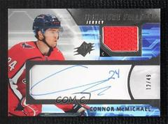 Connor McMichael [Patch] Hockey Cards 2021 SPx Signature Fabrics Prices