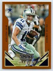 Cole Beasley [First Down] #148 Football Cards 2015 Panini Score Prices