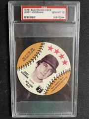 Jerry Koosman Baseball Cards 1976 Buckmans Discs Prices