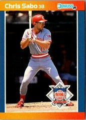 Chris Sabo #59 Baseball Cards 1989 Donruss All Stars Prices