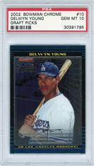 Delwyn Young Baseball Cards 2002 Bowman Chrome Draft Picks Prices