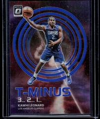 Kawhi Leonard [Blue] #12 Basketball Cards 2022 Panini Donruss Optic T Minus 3 2 1 Prices