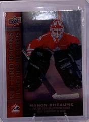 Manon Rheaume Hockey Cards 2023 Upper Deck Tim Hortons Legends Record Books Prices