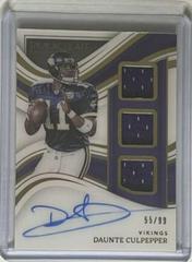 Daunte Culpepper #18 Football Cards 2023 Panini Immaculate Players Collection Autograph Prices