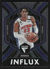 Jaden Ivey #3 Basketball Cards 2022 Panini Flux Rookie Influx Prices