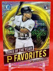 Ke'Bryan Hayes [Mega Box Mojo] #RRY-KH Baseball Cards 2021 Bowman Chrome Rookie of the Year Favorites Prices