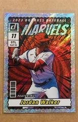 Jordan Walker [Rapture] Baseball Cards 2023 Panini Donruss Marvels Prices