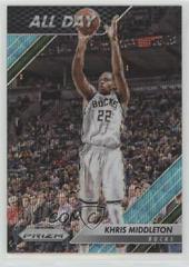 Khris Middleton [Teal Wave Prizm] #3 Basketball Cards 2016 Panini Prizm All Day Prices
