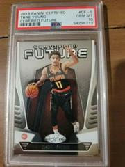 Trae Young #CF-5 Basketball Cards 2018 Panini Certified Future Prices