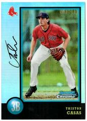 Triston Casas [Refractor] Baseball Cards 2018 Bowman Chrome Draft 1998 20th Anniversary Prices