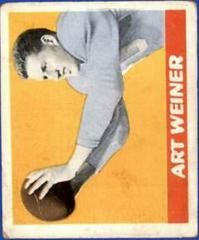 Art Weiner #58 Football Cards 1948 Leaf Prices