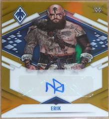 Erik [Gold] #PA-ERK Wrestling Cards 2022 Panini Chronicles WWE Phoenix Autographs Prices
