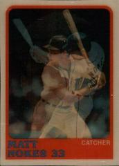 Matt Nokes #6 Baseball Cards 1988 Sportflics Prices