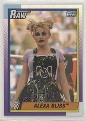 Alexa Bliss [Rainbow Foil] Wrestling Cards 2021 Topps Heritage WWE Prices