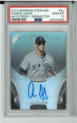 Aaron Judge [Refractor] Baseball Cards 2013 Bowman Sterling Autograph Prospects Prices