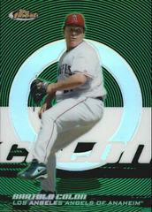 Bartolo Colon [Green Xfractor] #13 Baseball Cards 2005 Finest Prices