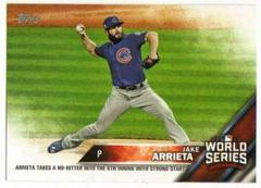 Jake Arrieta Baseball Cards 2016 Topps Chicago Cubs World Series Champions Prices