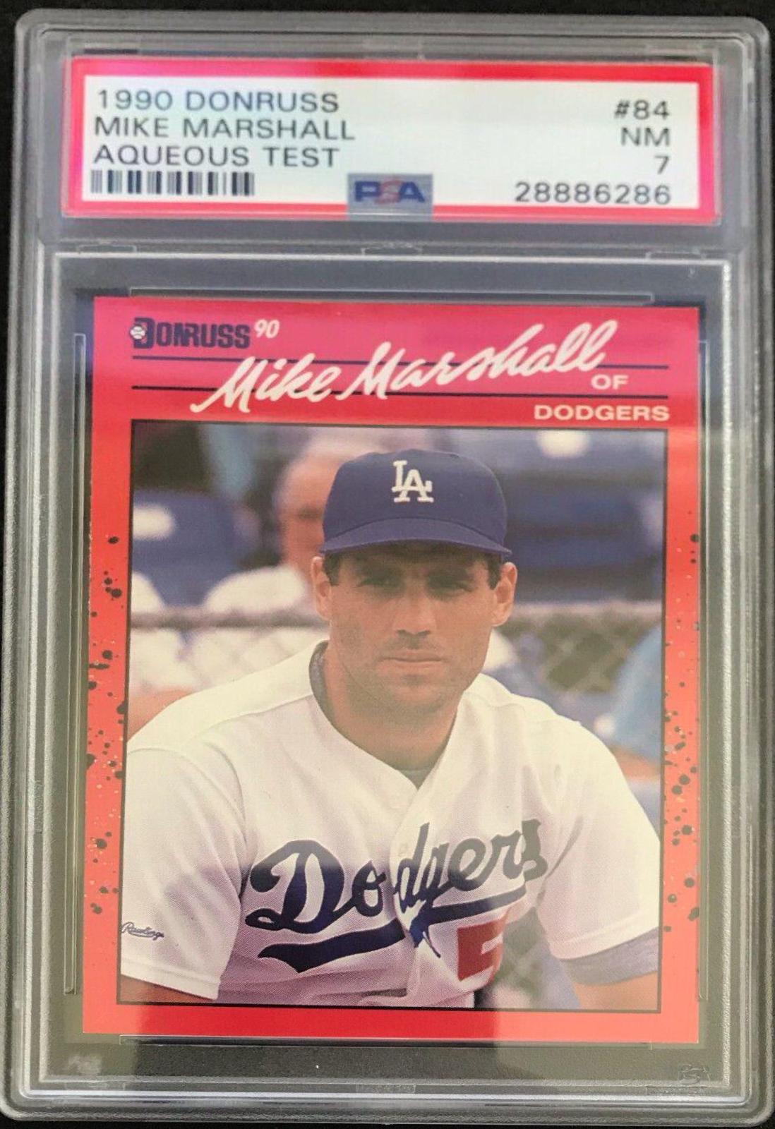 Mike Marshall #84 Prices | 1990 Donruss Aqueous Test | Baseball Cards