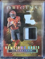 Ja'Marr Chase [Gold] #HR-JCH Football Cards 2022 Panini Origins Hometown Roots Prices