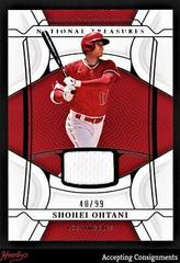 Shohei Ohtani #72 Baseball Cards 2022 Panini National Treasures Prices