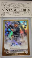 Julio Rodriguez [Gold] #AC-JRO Baseball Cards 2022 Topps Chrome Update Autographs Prices