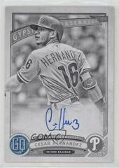 Cesar Hernandez [Black & White] #GQA-CH Baseball Cards 2019 Topps Gypsy Queen Autographs Prices