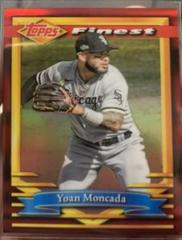 Yoan Moncada [Red Refractor] #7 Baseball Cards 2021 Topps Finest Flashbacks Prices