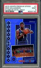 Zion Williamson [Holo] Basketball Cards 2019 Panini Hoops Premium Stock Class of 2019 Prices