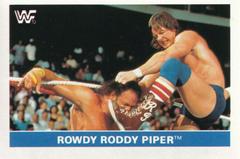 Rowdy Roddy Piper Wrestling Cards 1991 WWF Superstars Stickers Prices