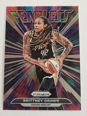 Brittney Griner #9 Basketball Cards 2022 Panini Prizm WNBA Fearless Prices