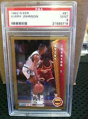 Avery Johnson #81 Basketball Cards 1992 Fleer Prices
